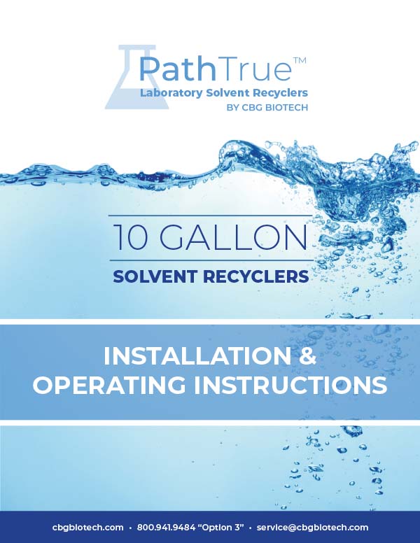 10 G PathTrue Standard Solvent COVER