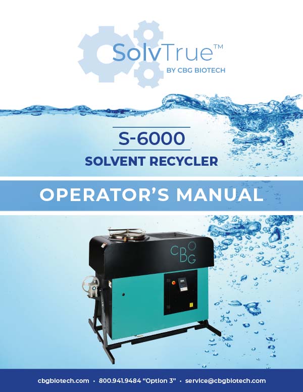 S-6000T Operators Manual COVER