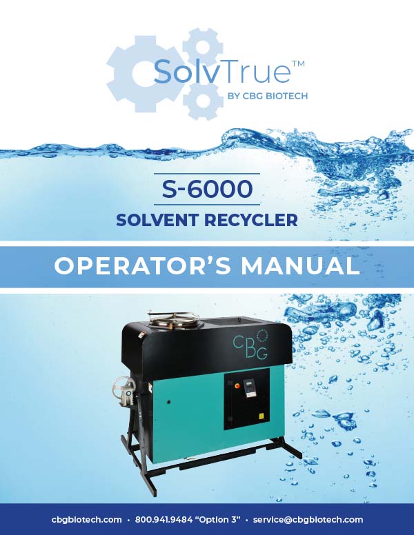 S-6000T Operators Manual COVER